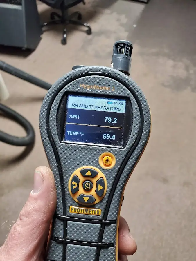 Moisture meter humidity assessment for Fire & Smoke Damage Restoration in Asheboro